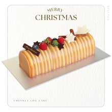 Load image into Gallery viewer, Chestnut Log Cake