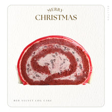 Load image into Gallery viewer, Red Velvet Log Cake