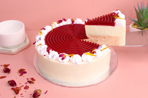 Lychee raspberry matcha mousse cake : r/Baking